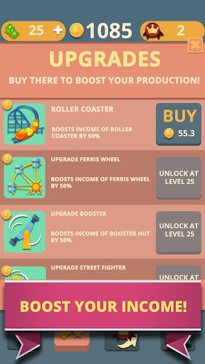 Theme Park Clicker Idle Craft. Roller Coaster Inc