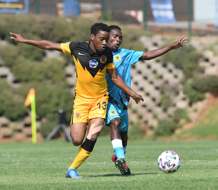 Lebohang Lesako of Kaizer Chiefs plays a reserve game against Black Leopards. Lesako has been loaned to Swallows FC.