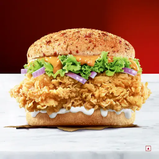 Chicken Zinger Burger - Tandoori