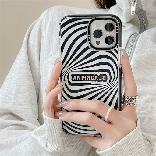 Title 5, Graffiti Watercolor Stripes Shockproof Phone Ca...