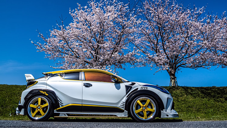 C-HRの桜とコラボ・桜と愛車・父の三回忌・フォロワーさんと桜コラボに関するカスタム事例の投稿画像6枚目