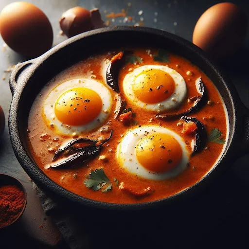 Egg Curry [2 Eggs, Serves 1]