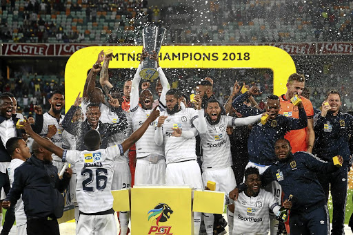 Cape Town City won the 2018 MTN8 at Moses Mabhida Stadium, pocketing R8m. /Anesh Debiky / Gallo Images