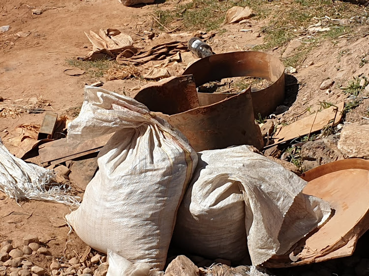 'Gold-bearing dust' and tools believed to be used for illegal mining in Roodepoort were seized as police arrested 15 suspects on Monday morning.