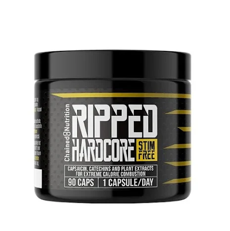 Chained Nutrition Ripped Hardcore Stimfree, 90 caps