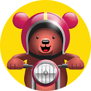 Excite Bear – Animal Bikers  Icon