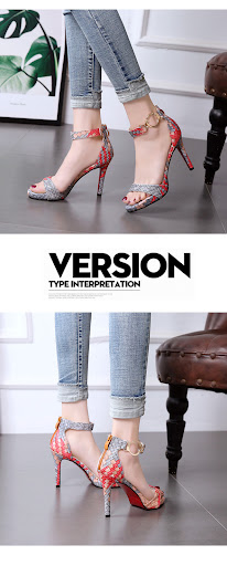 Title 4, Colorblock fine heel womens shoes. Elevate you...