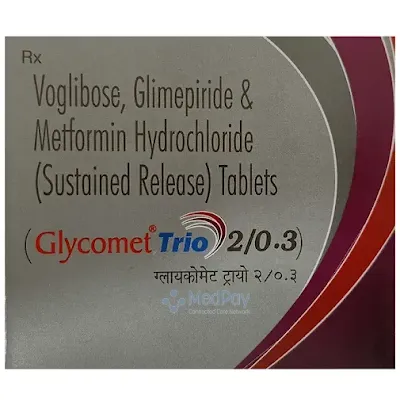 Glycomet Trio 2/0.3 Tab Sr - 10