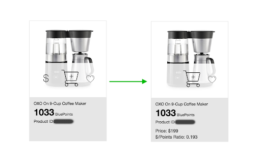 Bluepoints Price Checker