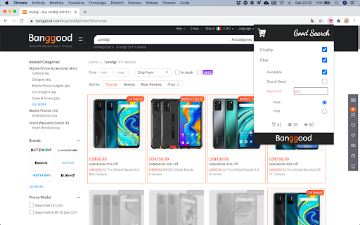Banggood Good Search