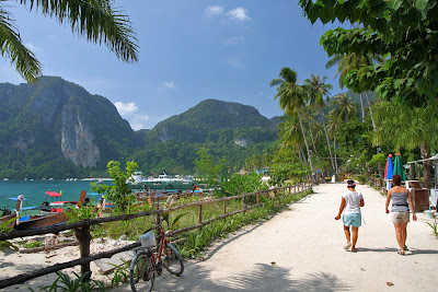 Take a stroll along the island path on Koh Phi Phi Don