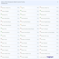 Rv Restaurant (Multi Cuisine Family Restaurant) menu 2