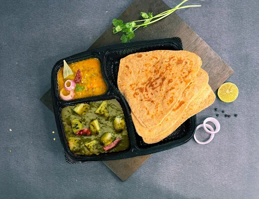 Aloo Palak - Everyday Thali