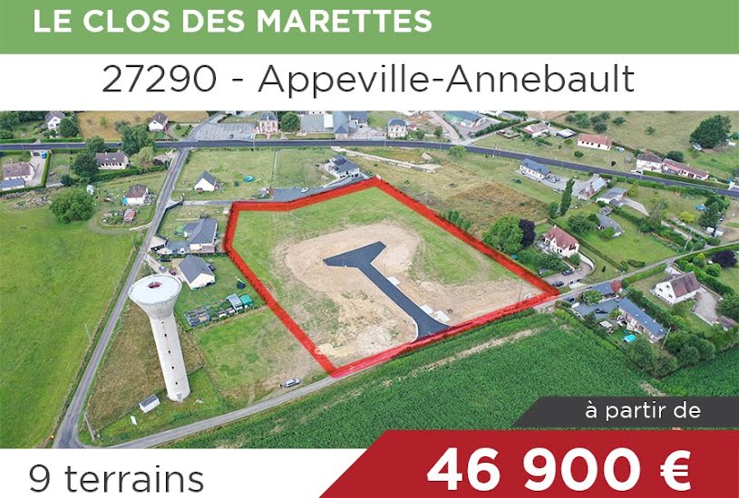  Vente Terrain à bâtir - 1 158m² à Appeville-Annebault (27290) 