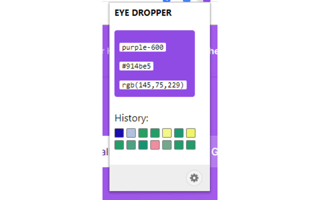 Tailwind Eye Dropper chrome extension