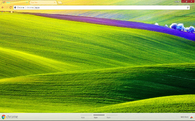 Colorful Field Green Meadow chrome extension