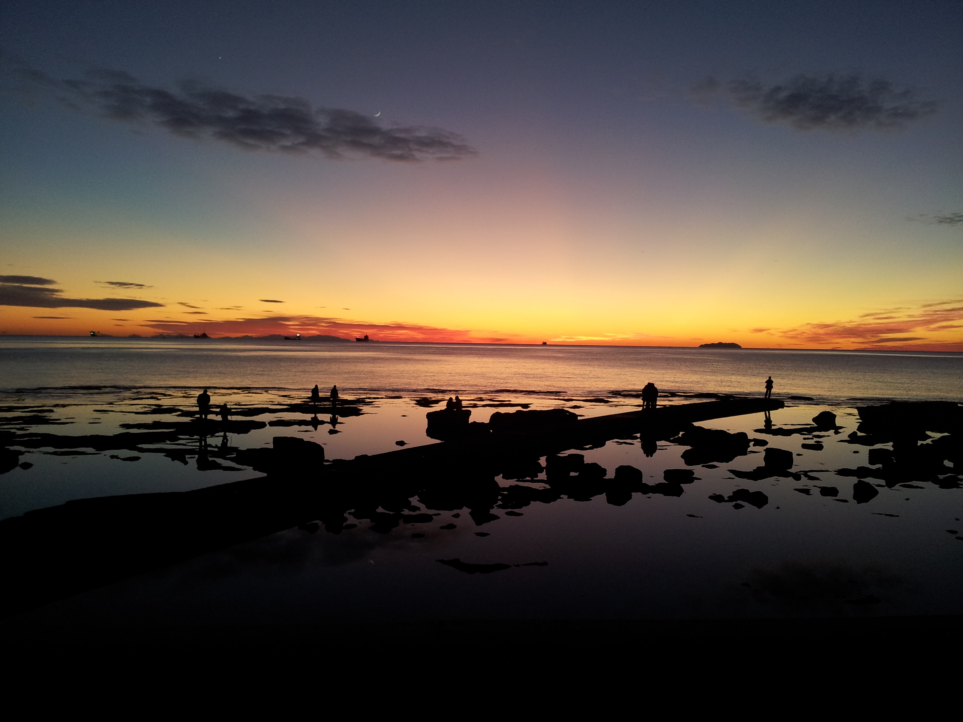 Tramonto d'inverno di claboni