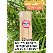 Que Gỗ Phết Gel Wax Lông 20 Cây