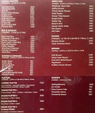 United Bistro menu 1