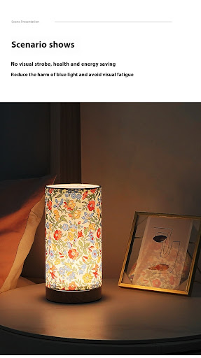 Title 6, Creative Fabric Table Lamp for Study and Bedroo...