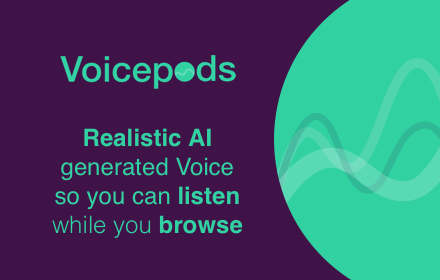 Voicepods - Realistic Text to Speech Preview image 0