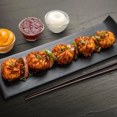 Veg Schezwan Fried Momos