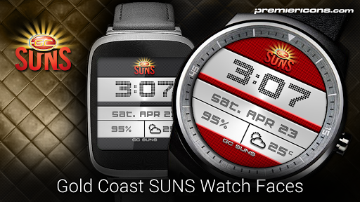 免費下載運動APP|Gold Coast SUNS Watch Faces app開箱文|APP開箱王