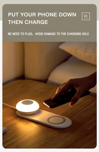 Title 4, Touch dimming table lamp for perfect ambiance. ...