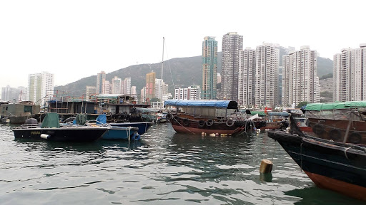 Sampan Boat Tour Hong Kong China 2016