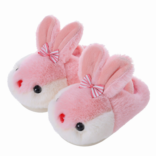 Title 3, Winter Childrens Warm Non-slip Cotton Slippers...