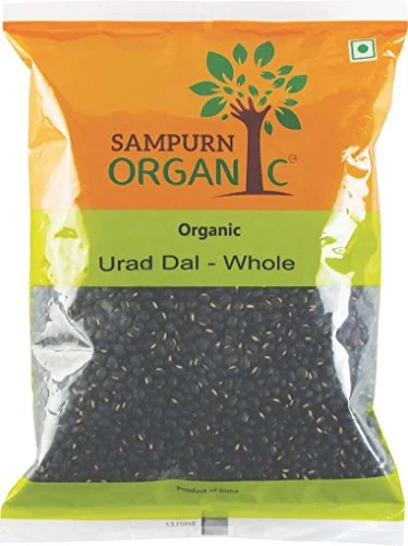 Sampurn Organic Urad Whole - 500 gm