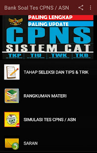 BANK SOAL 2019  TES  CPNS  ASN SKD TIU TWK CAT TPA Apps on 