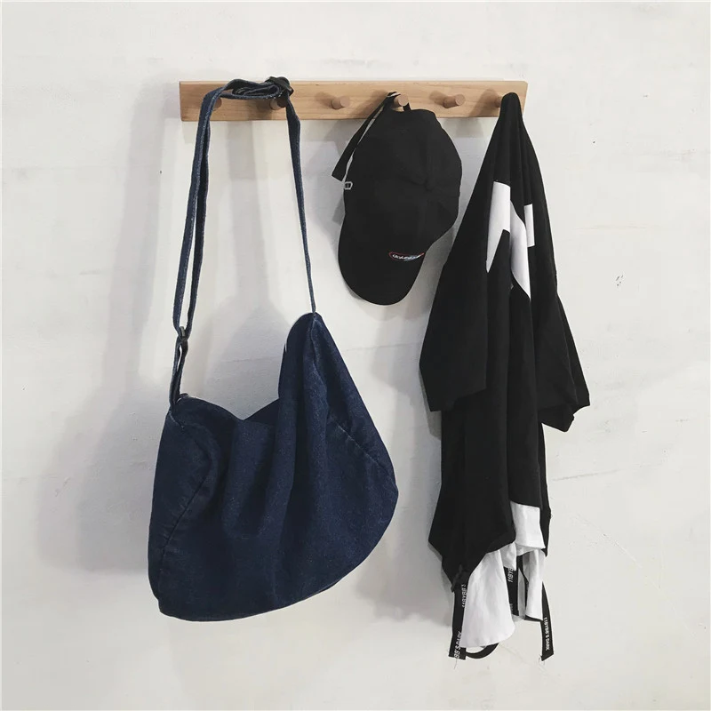 Title 2, Bolsa crossbody jeans para uso diário. Conforto...