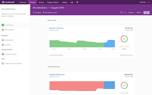 PocketSmith - Personal Cashflow Forecasting