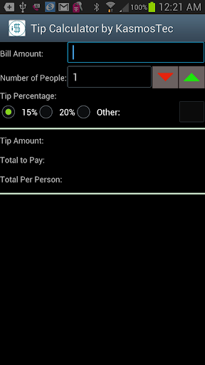 Tip Calculator by KasmosTec