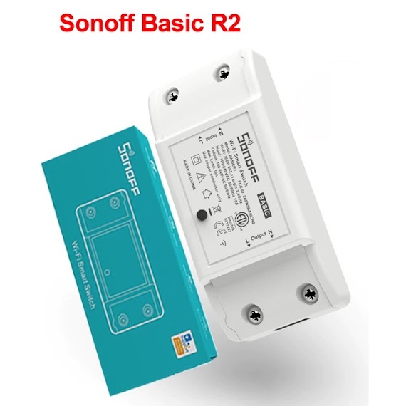 Công Tắc Thông Minh Wifi Sonoff Basic, App Ewelink, Tasmota Mqtt