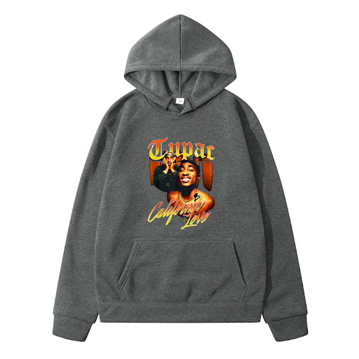 Title 12, Printed Loose Mens and Womens Fleece Hooded S...