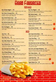 The Burger Barn Cafe menu 2