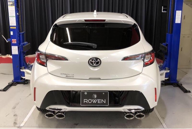 カローラスポーツのROWENマフラー・ワンオフ加工・ROWENマフラーPREMIUM 01S ワンオフ加工に関するカスタム事例の投稿画像3枚目