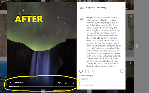 Enhanced Video Playback for Instagram