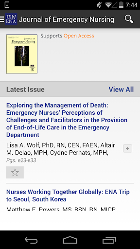 Journal of Emergency Nursing