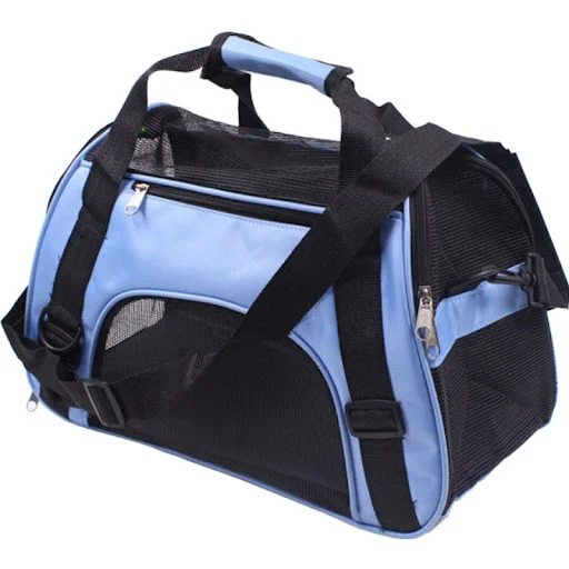 Portable Pet Travel Bag Foldable Pet Car Seat Carrier Outdoor Travel Handheld Crossbody Backpack for Cat Dog Breathable 