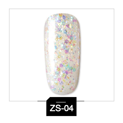 Title 6, Glitter Phototherapy Nail Polish Glue with Remo...