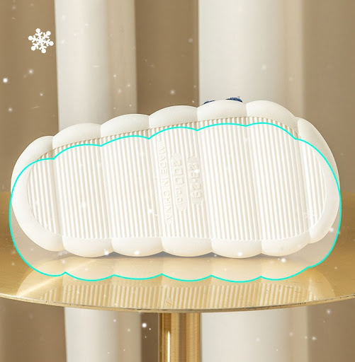 Title 6, Plush warm cotton slippers for couples, perfect...