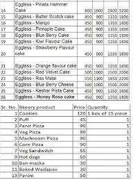 Live Fresh Cakes Desserts & Bakes menu 2