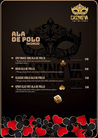 Casinova Pub And Kitchen menu 5