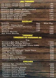 Sunny Da Dhaba menu 1