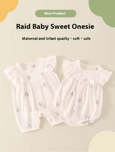 Title 3, Newborn Short Sleeve Princess Rompers Soft Cot...