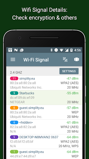 Screenshot Network Analyzer