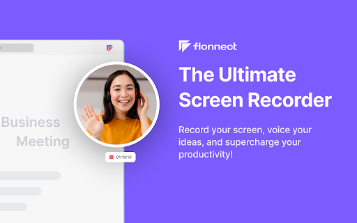 Screen & Webcam recorder - Flonnect